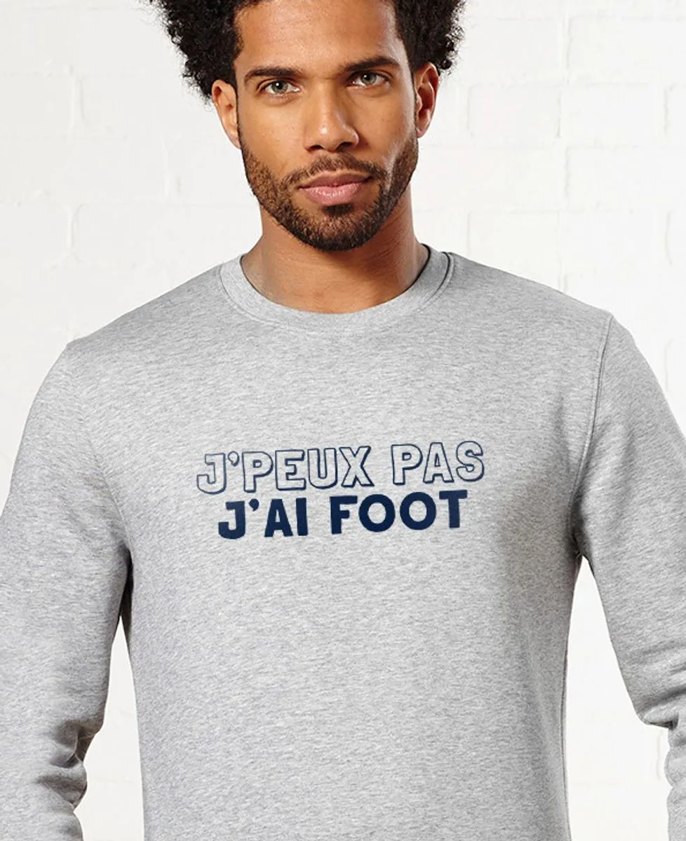 Sweatshirt homme J'peux pas j'ai foot