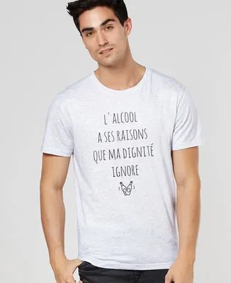 Sweatshirt homme L'alcool a ses raisons