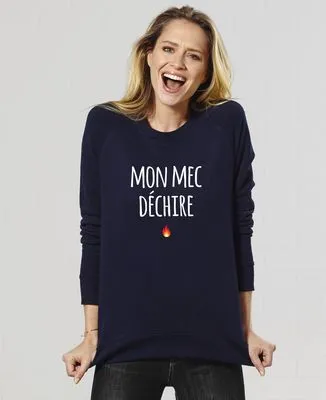 Sweatshirt homme Ma Meuf Déchire