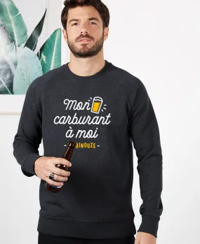 Sweatshirt homme Mon carburant à moi