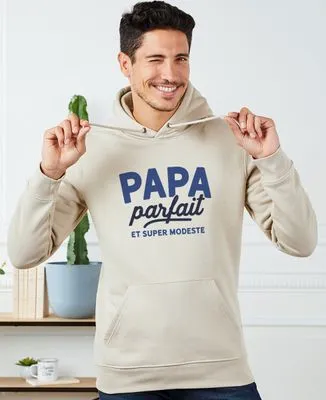 Sweatshirt homme Papa parfait (et super modeste)