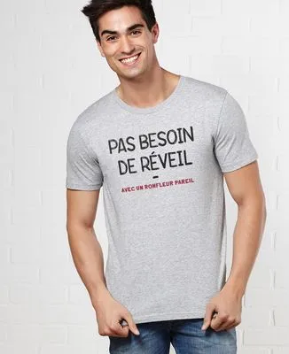 Sweatshirt homme Pas besoin de réveil