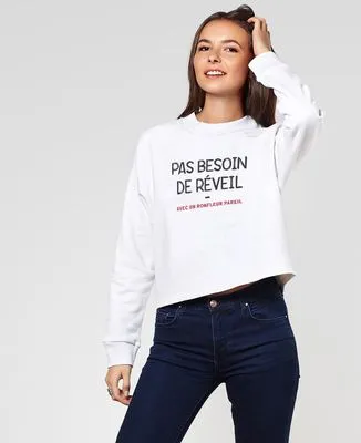 Sweatshirt homme Pas besoin de réveil