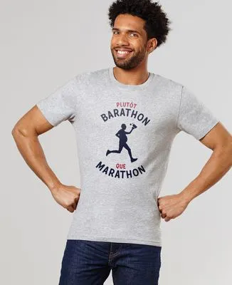 Sweatshirt homme Plutôt Barathon que Marathon