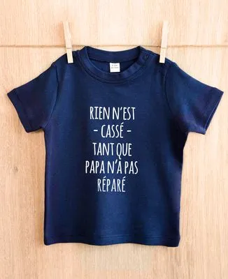 Sweatshirt homme Rien n'est cassé tant que papa n'a pas réparé