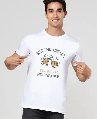 Sweatshirt homme Si tu peux lire ceci