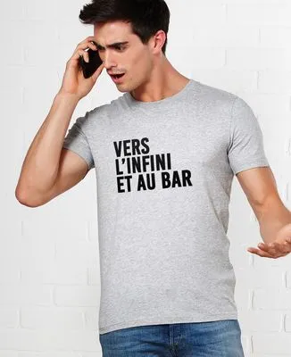 Sweatshirt homme Vers l'infini et au bar