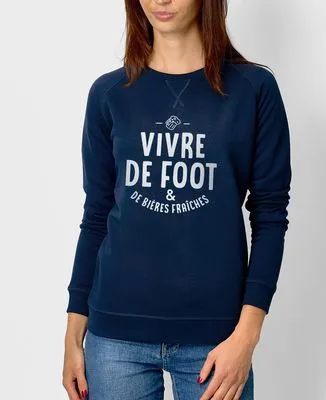 Sweatshirt homme Vivre de foot