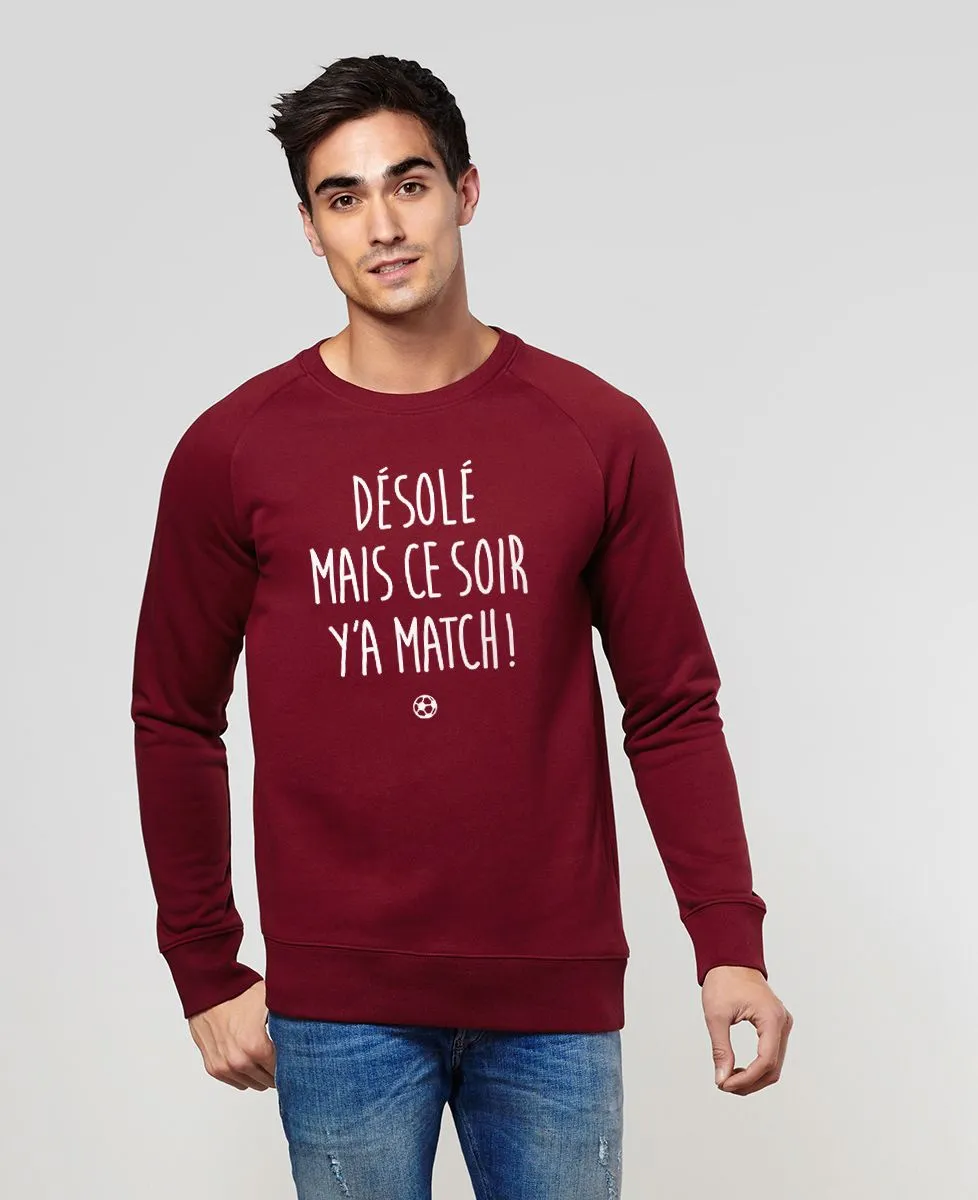 Sweatshirt homme Y'a match