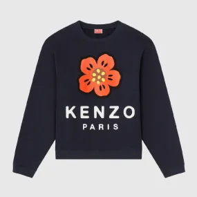 Sweatshirt à imprimé fleur