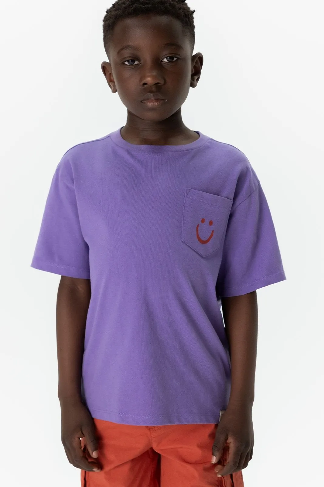 T-shirt avec illustration - violet