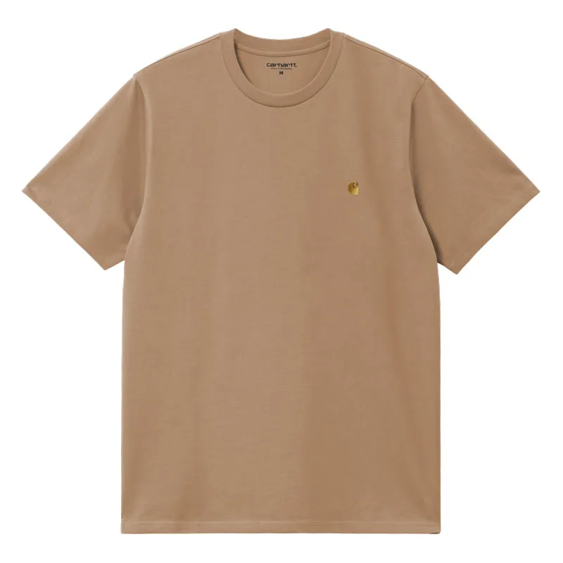 T-Shirt Carhartt WIP Chase Peanut / Gold