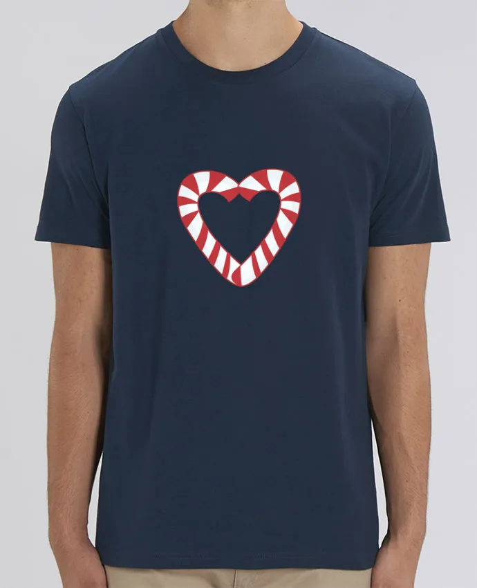 T-Shirt Christmas Candy Cane Heart par tunetoo