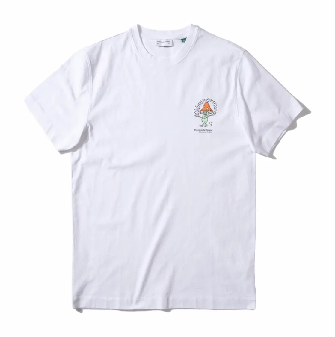 T-Shirt Edmmond Studios Homme Psychedelic Magic Plain White