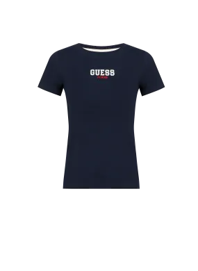 T-SHIRT EN COTON - GUESS pour FEMME | Printemps