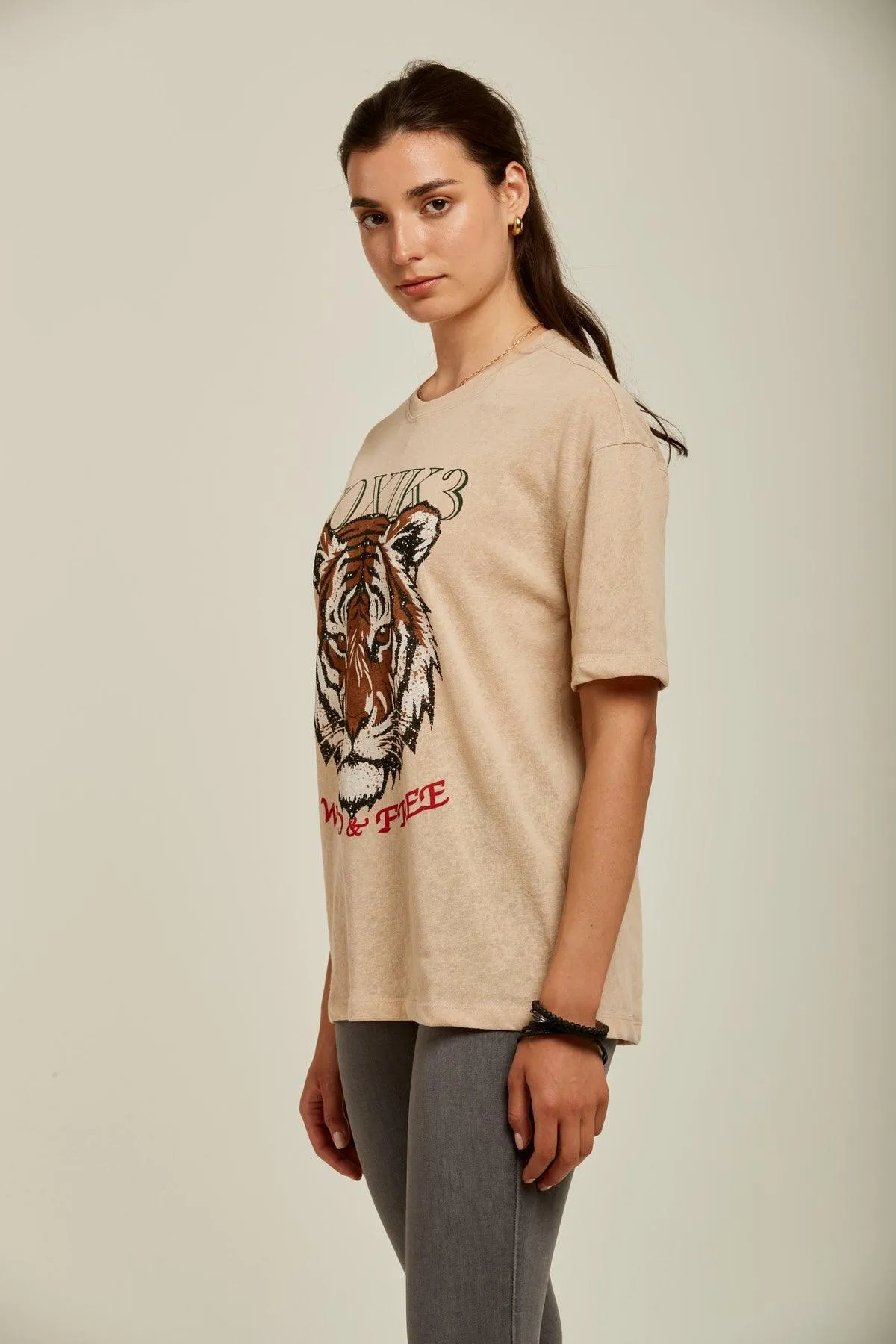 T-shirt en lin - Wild free