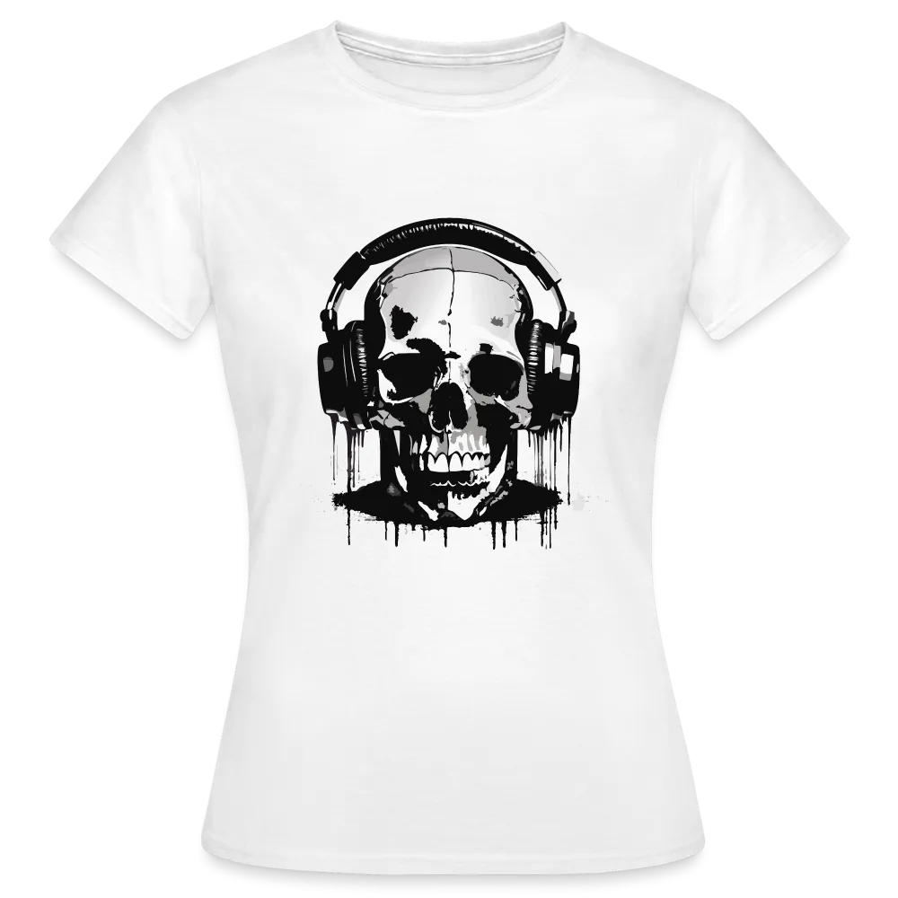 T-shirt Femme Crne et casque