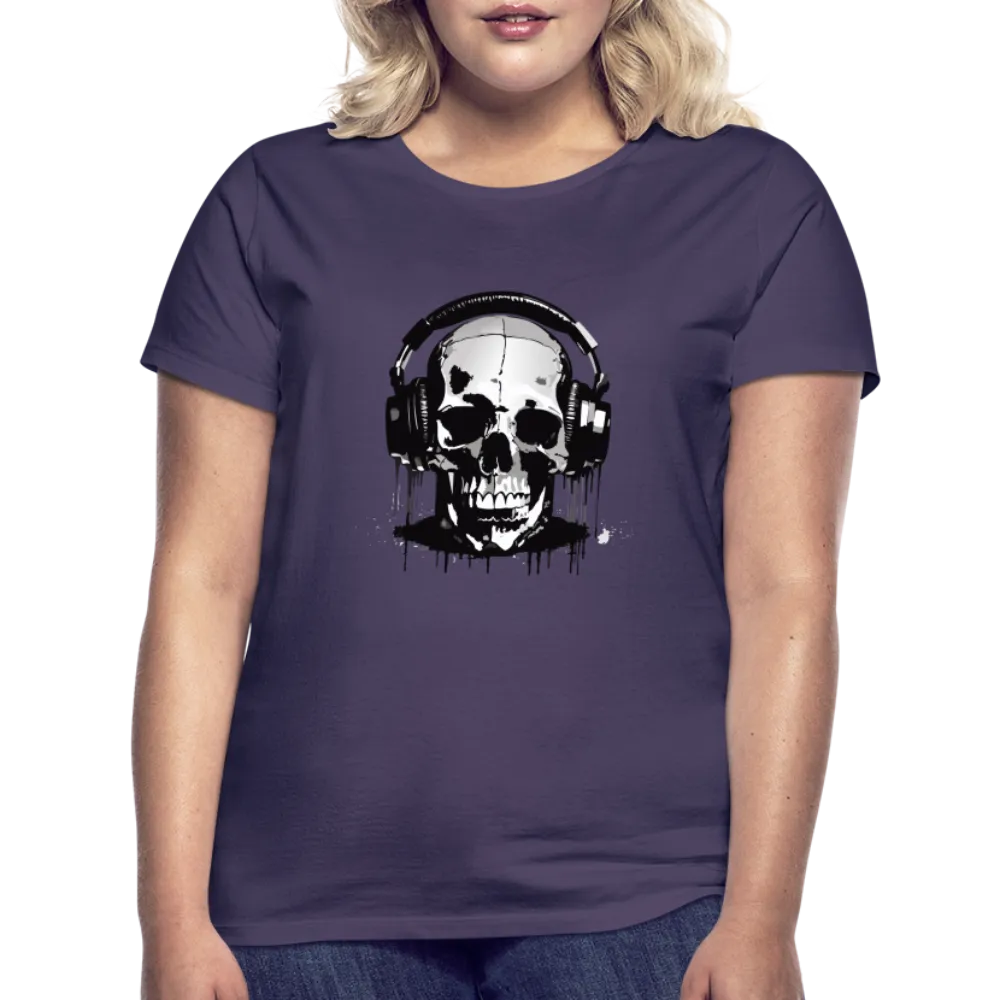 T-shirt Femme Crne et casque