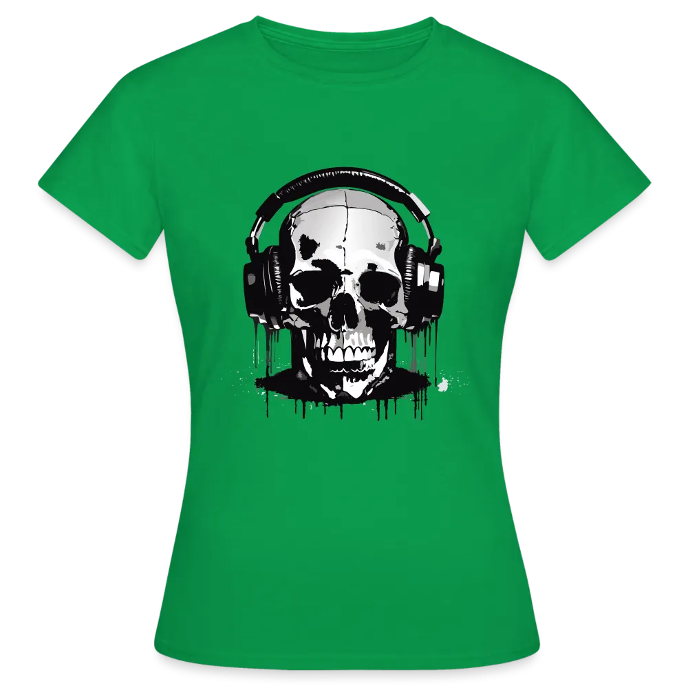 T-shirt Femme Crne et casque