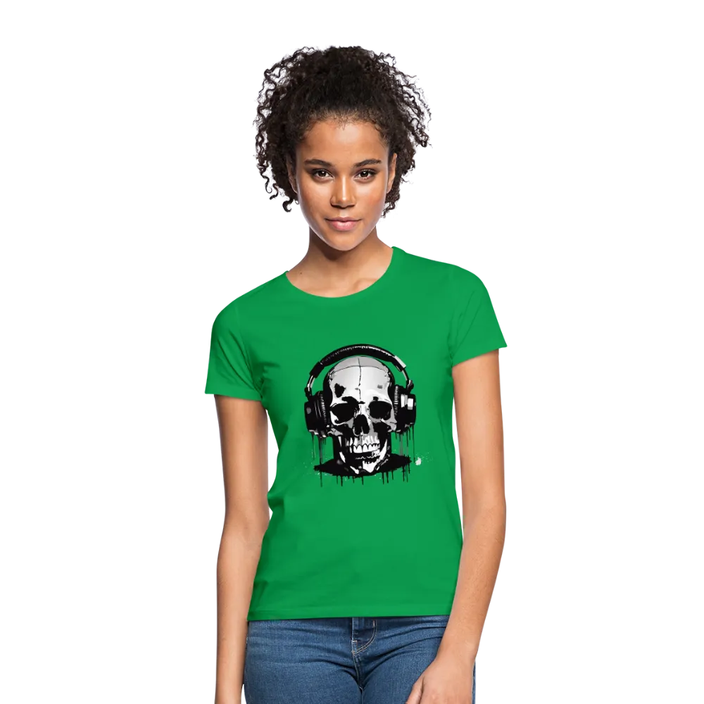 T-shirt Femme Crne et casque