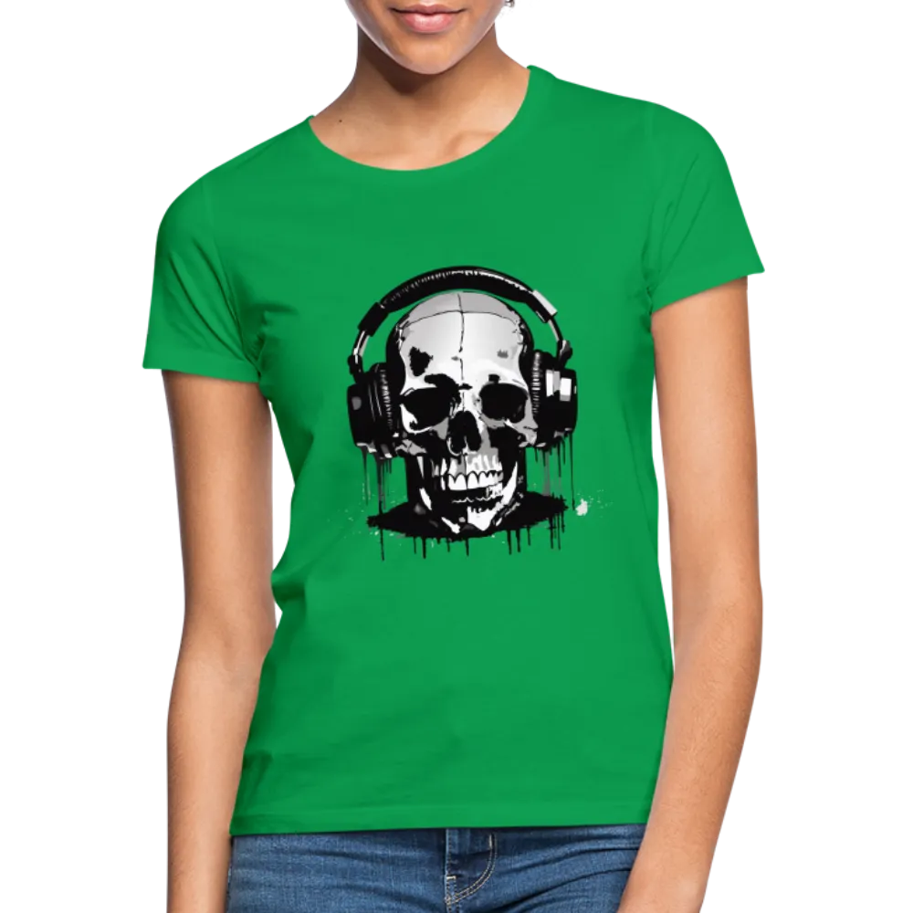 T-shirt Femme Crne et casque