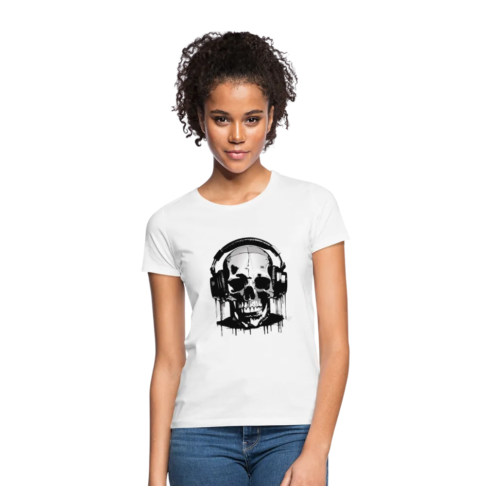 T-shirt Femme Crne et casque