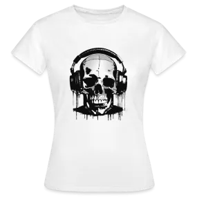 T-shirt Femme Crne et casque