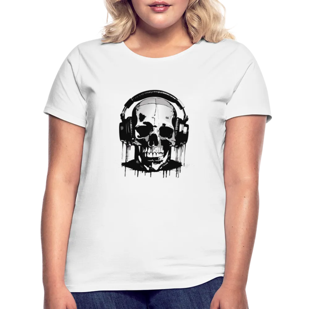 T-shirt Femme Crne et casque