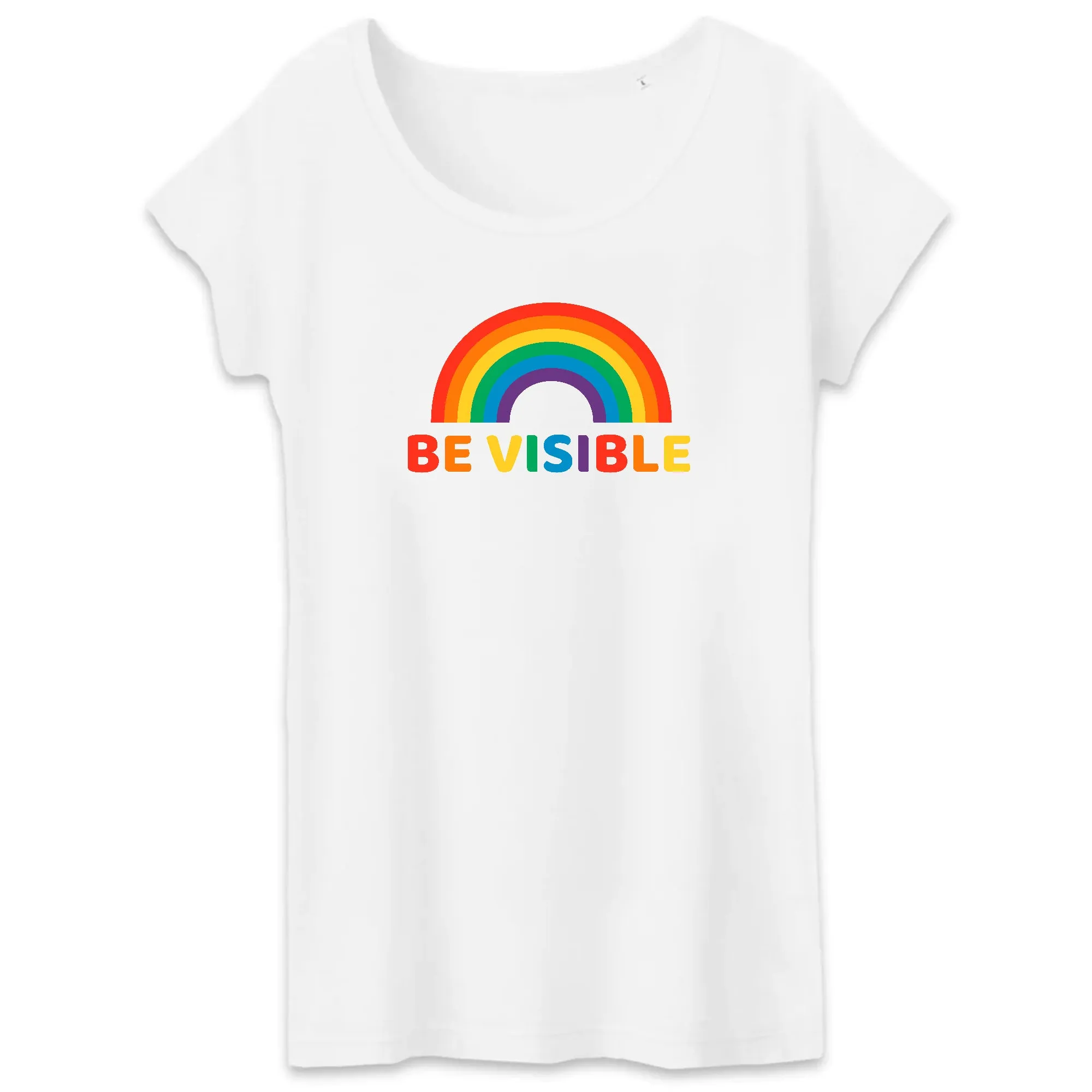 T shirt Femme LGBT Be Visible