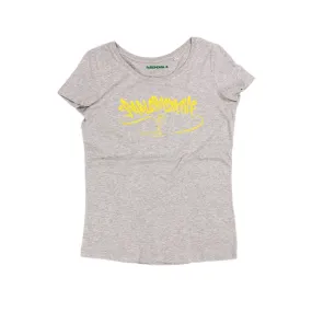 T-shirt girl grey - yellow Calder