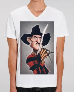 T-shirt homme Caricature de Freddy par whitetiger60