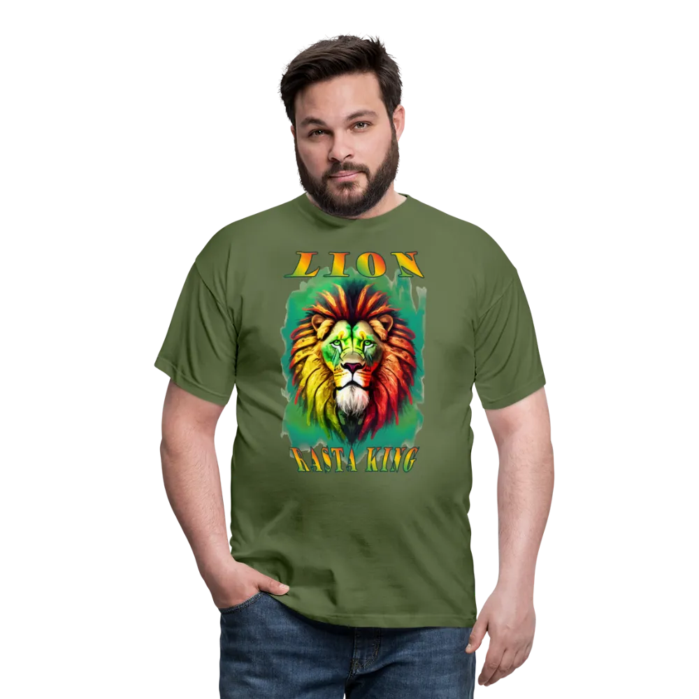 T-shirt Homme Lion Rasta King #1