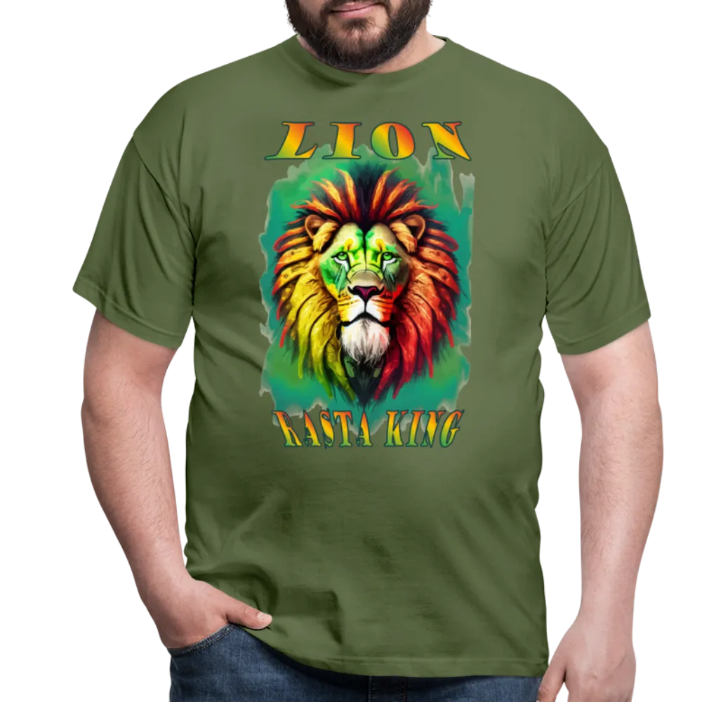 T-shirt Homme Lion Rasta King #1