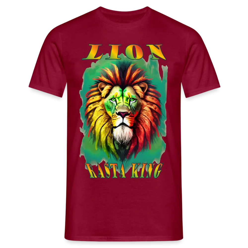 T-shirt Homme Lion Rasta King #1