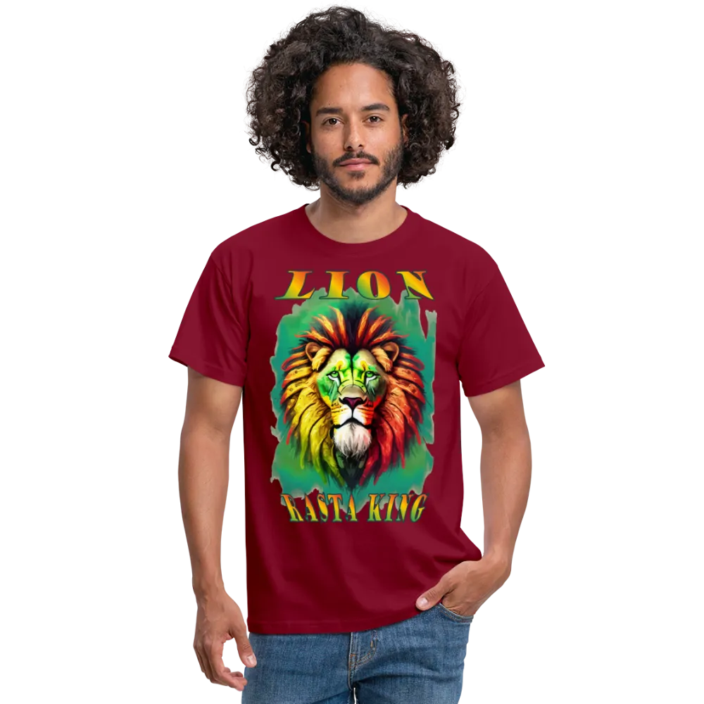 T-shirt Homme Lion Rasta King #1