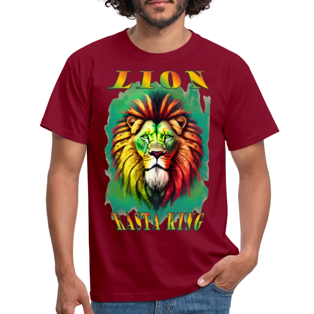 T-shirt Homme Lion Rasta King #1