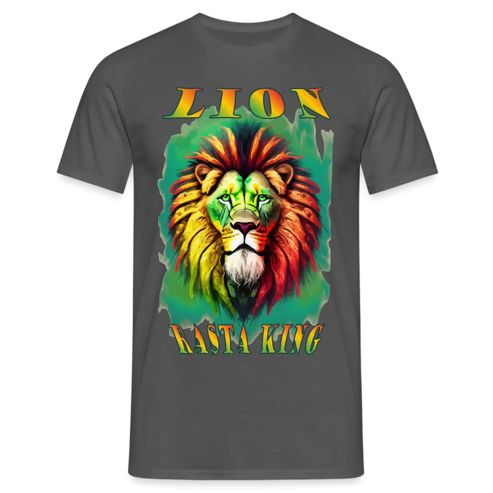 T-shirt Homme Lion Rasta King #1