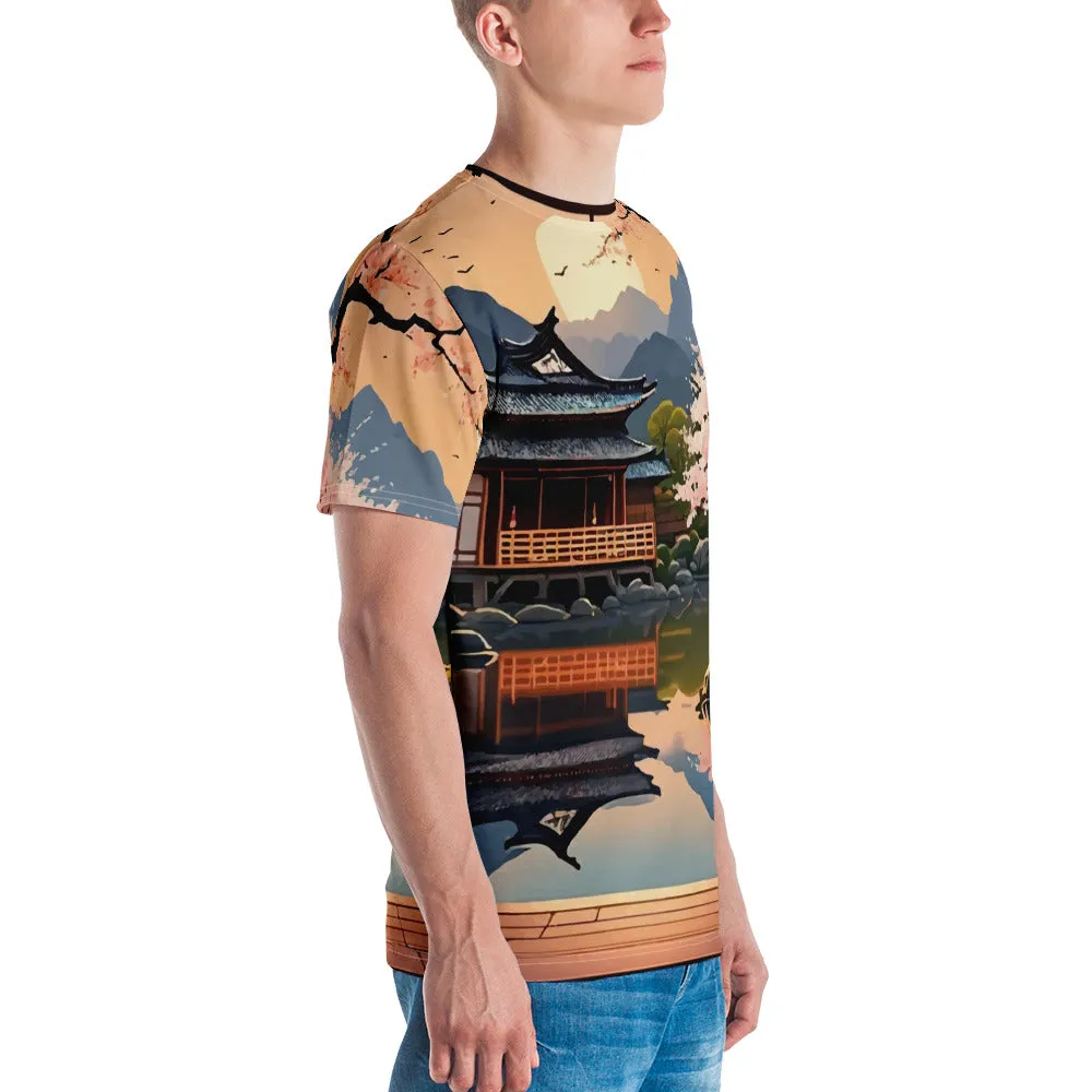 T-Shirt homme Paysage zen japonais