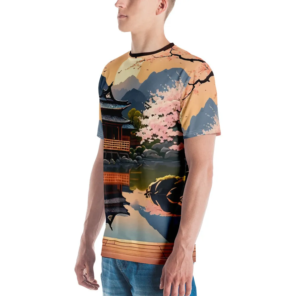 T-Shirt homme Paysage zen japonais