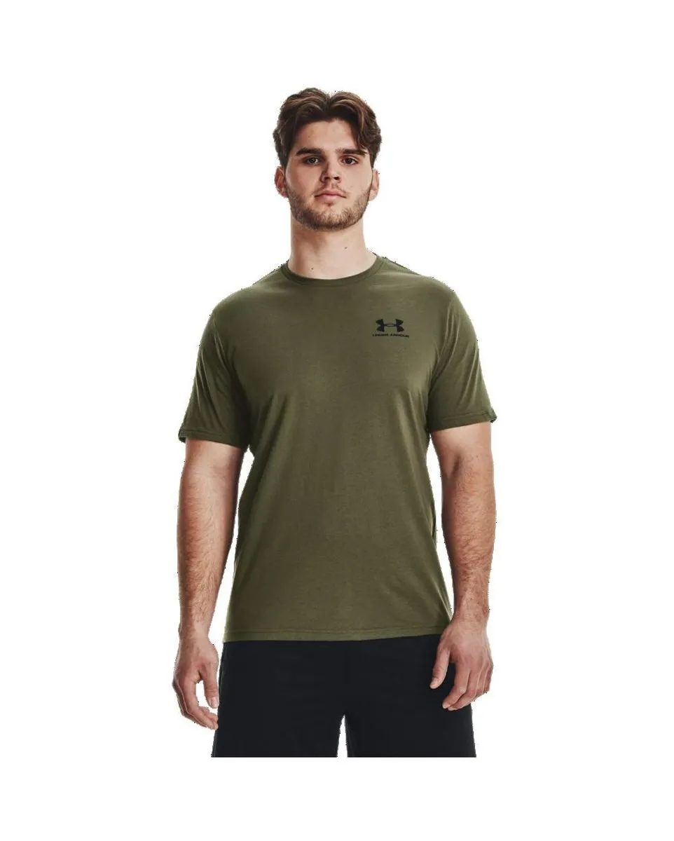 T-shirt Homme UA M SPORTSTYLE LC SS Vert