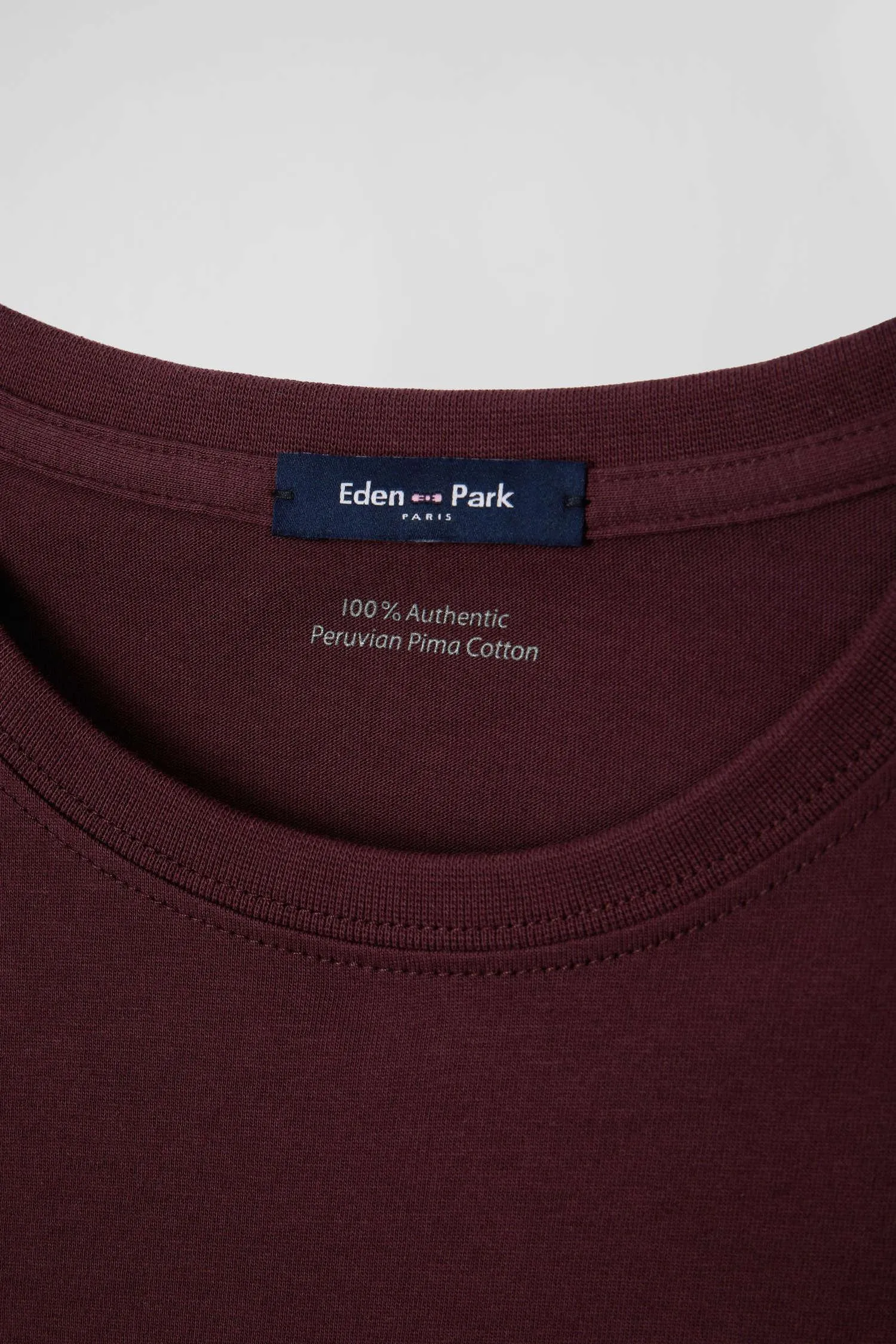 T-Shirt manches longues Eden Park bordeaux