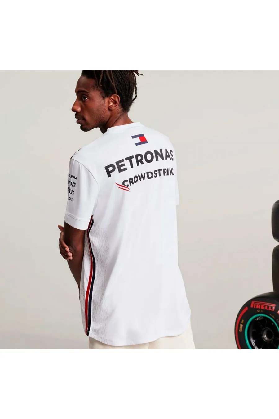 T-shirt Mercedes F1 Blanc