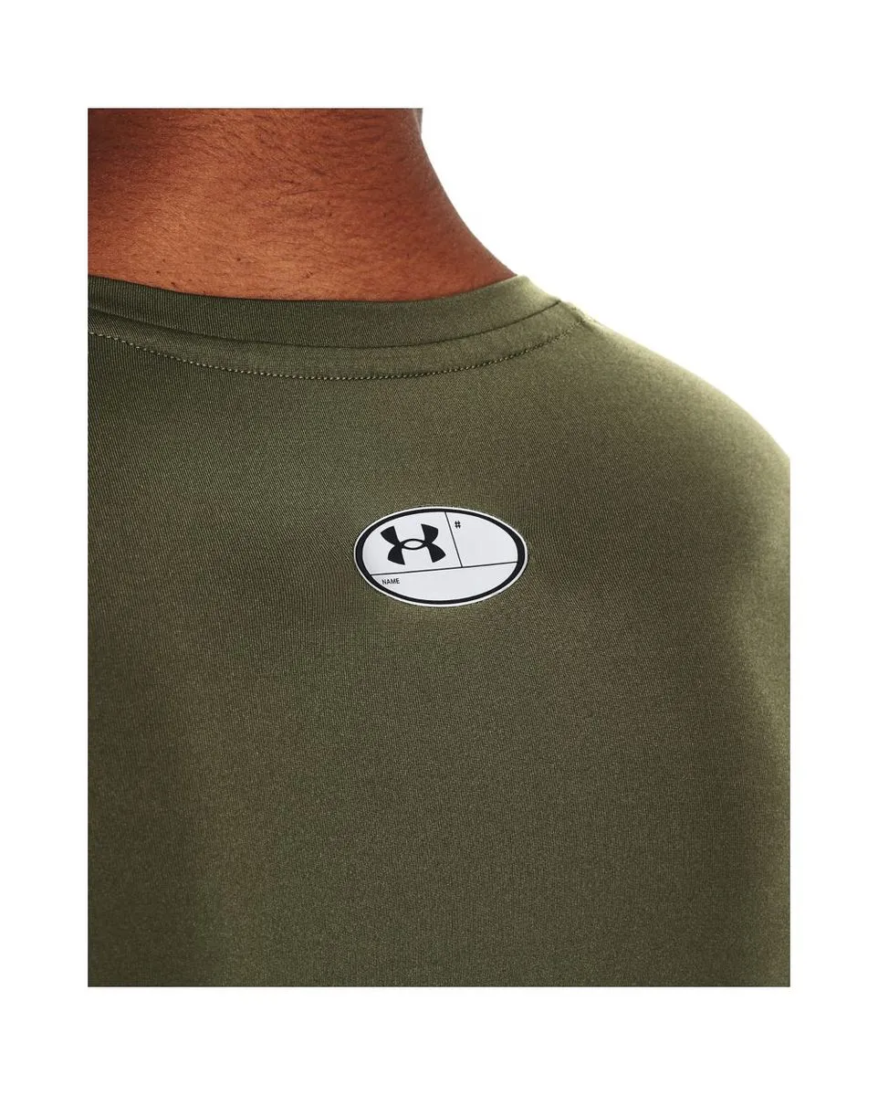 T-Shirt ML Homme UA HG ARMOUR COMP LS Vert