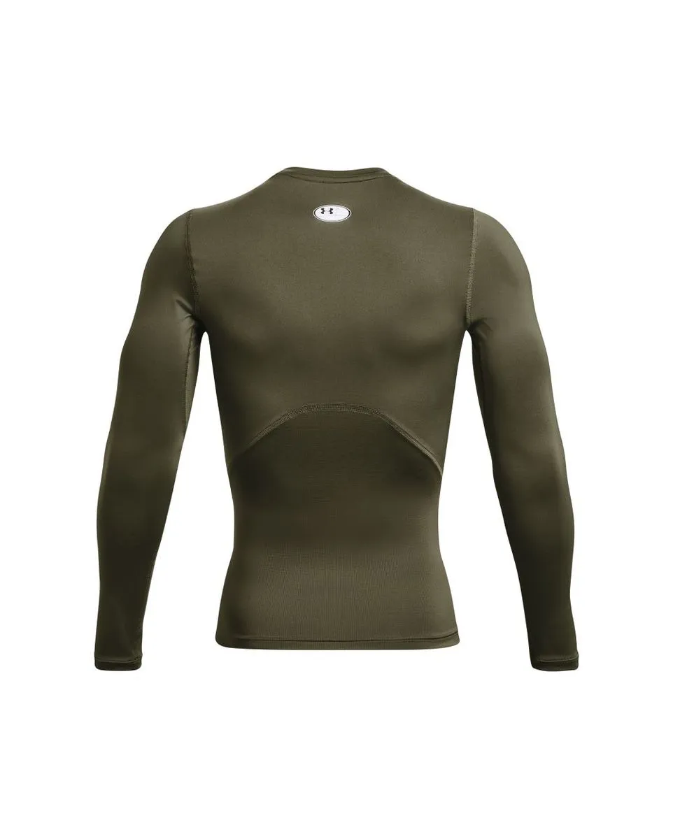 T-Shirt ML Homme UA HG ARMOUR COMP LS Vert