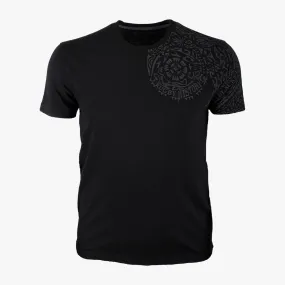 T-shirt noir effet tatouage