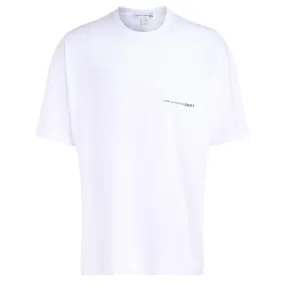 T-shirt over Comme des Garcons Chemise blanche