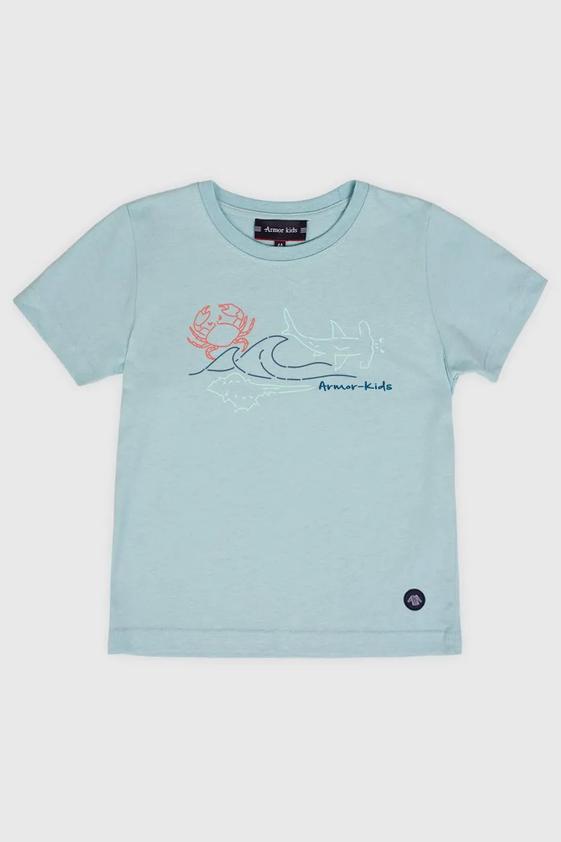 T-shirt "crabe" Kids - coton