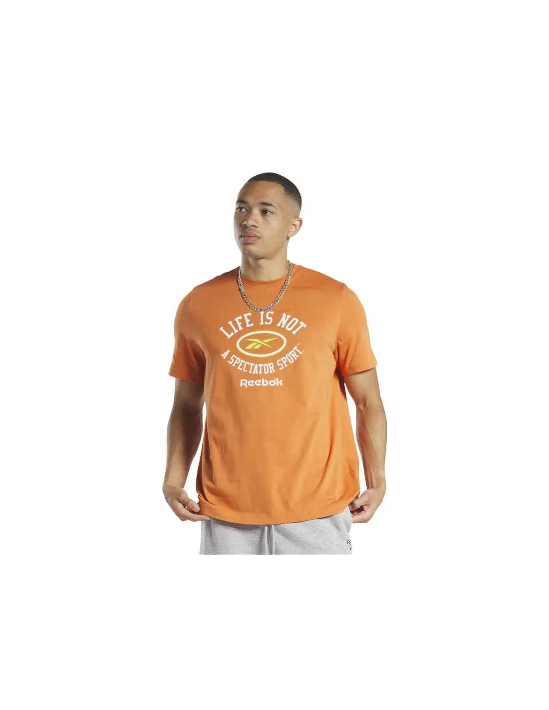 T-shirt Reebok Graphic Series Man Orange