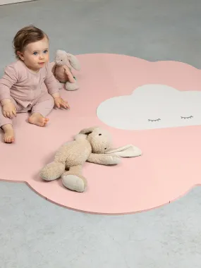 Tapis d'éveil Nuage Large - QUUT rose poudre - Quut