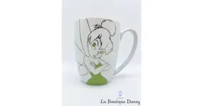 Tasse Fée Clochette Tinkerbell Disneyland Paris mug DisneyParks Peter Pan blanc vert diamant strass